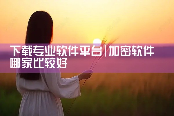 下载专业软件平台